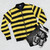 Me Before You Black and Yellow Stripes Bomber Jacket featuring the iconic movie/book colors and design - Flat lay