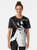 Wicked City anime graphic t-shirt with cyberpunk and urban fantasy design - Women