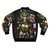 Archangel Michael Christian Cross Medieval Art Knight Bomber Jacket - Back