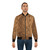 Wooden bomber jacket with natural wood grain and softwood texture - Lifestyle