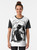 Spooky Faust character design graphic t-shirt for Guilty Gear fans - Women