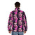 Jan Face Crack Meme Design Puffer Jacket - RuPaul's Drag Race Season 12 - men back