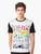 Battle for Dream Island (BFDI) and The Power of Two (TPOT) cast members printed on a graphic t-shirt, including Firey, Leafy, Bubble, Flower, Lollipop, Black Hole, and Barfbag. - Men
