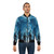 A stylish black bomber jacket featuring the 'Life is Strange' design with a storm, tornado, and nature elements. - Lifestyle