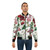 Floral and botanical pattern bomber jacket with vintage, retro design - Lifestyle