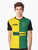 Manchester United protest graphic t-shirt featuring the 'GlazersOut' design in yellow and green. - Men