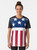 Stars and Stripes graphic t-shirt featuring The Prodigy's Firestarter design - Women