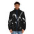 Metallica James Hetfield Vector Art Puffer Jacket for Heavy Metal Music Fans - men front
