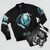 Final Fantasy XIV Paladin Relic Crystal Soul Bomber Jacket - Flat lay