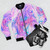 Taylor Swift "Lover" album-themed bomber jacket - Flat lay