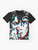 Syd Barrett Pink Floyd Graphic T-Shirt with Retro 3D Design - Flat lay