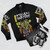Bioshock Rapture Vintage Comic Parody Bomber Jacket - Flat lay