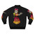 Frida Kahlo inspired bomber jacket with Day of the Dead, "Remember Me" movie, and Mexican cultural elements. - Back