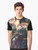 Graphic t-shirt featuring Tanya, the main character from the Youjo Senki anime series - Men
