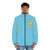 Jake the Dog Character from Adventure Time Cartoon Network Printed on Puffer Jacket - men front