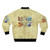 Golden Sun Djinn inspired bomber jacket featuring game-inspired design - Back