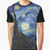 Starry night graphic t-shirt featuring the iconic painting by Vincent Van Gogh