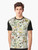 New Zealand biology graphic t-shirt with a collage design featuring butterflies, birds, insects, and native flora and fauna. - Men