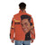 Retro 1966 puffer jacket inspired by Jackie Wilson's Soul Galore album - men back