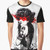 Vaporwave Japanese Graphic T-Shirt with futuristic, cyberpunk, and minimalist design