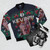 Kevin Home Alone Bomber Jacket - Iconic 90s Christmas Movie Themed Outerwear - Flat lay