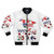 World Cup 2026 Bomber Jacket featuring the flags of America, Canada, and Mexico