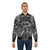 Bomber jacket with occult, gothic, and fantasy design featuring an octopus skull, skeleton, and eye of providence. - Lifestyle