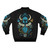 Shovel Knight Shovelry Emblem Crest Bomber Jacket with video game logo - Back