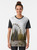 Graphic t-shirt featuring the iconic Ferris Wheel in the abandoned city of Pripyat, Chernobyl - Women