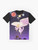 Illustration of "God from the Machine" graphic design on a t-shirt by Overly Sarcastic Productions - Flat lay