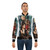 Anime inspired Final Fantasy VII bomber jacket with iconic game characters and imagery - Lifestyle