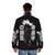 Anime-inspired Jpn Ui puffer jacket with Super Saiyan design - men back
