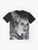 Bride of Frankenstein graphic t-shirt featuring the classic horror movie monster - Flat lay