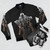 Wrench Bomber Jacket - Inspired by the character The Wrench from the video game Watch Dogs 2 - Flat lay
