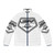 Jet Set Radio inspired puffer jacket with graffiti-style logo design