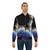 Colorful Mandelbrot set fractal pattern on a bomber jacket - Lifestyle