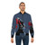 Stylized bomber jacket featuring the silhouette of Thor, the God of Thunder, with lightning bolts and Mjølnir, his iconic hammer. - Lifestyle
