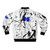 Bomber jacket with Fear and Loathing inspired graphic design - Back