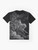 Gustave Dore's "Death on the Pale Horse" resized graphic t-shirt - Flat lay