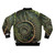 Fibonacci Fern Botanical Bomber Jacket with a nature-inspired pattern - Back