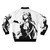 Weathered Nier Automata A2 Bomber Jacket featuring a closeup of the character - Back