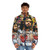 J Cole Portrait Puffer Jacket - Tribute to the Greatest Hip-Hop Artist - men front
