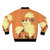 Growlithe-themed bomber jacket with Pokémon design - Back