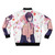 Anime-inspired bomber jacket featuring the characters Yuu Koito and Touko Nanami from the series Bloom Into You (Yagate Kimi ni Naru) - Back