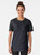A skull-patterned graphic t-shirt featuring the character Noctis from the Final Fantasy XV video game. - Women