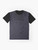 A skull-patterned graphic t-shirt featuring the character Noctis from the Final Fantasy XV video game. - Flat lay