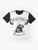 Black Sails TV Series Graphic T-Shirt with Pirate Flag, Skeleton, and Captains Flint and Vane - Flat lay