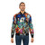 Ghost Town Creepy Bomber Jacket with blue hair design - Lifestyle