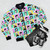 Golden Girls POP! inspired bomber jacket featuring the iconic characters - Flat lay