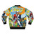 Stainless Steel Rat inspired bomber jacket with retro sci-fi design - Back
